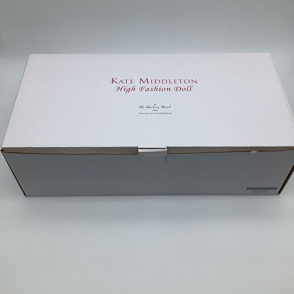 Kate Middleton High Fashion‎ Collectible Porcelain Doll By Danbury Mint NIB
